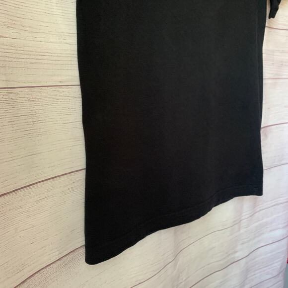 Vintage Levi Black T Shirt with Two Horse Logo Patch and Embroidery Size Medium - Picture 14 of 14